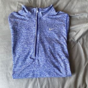 Blue/purple Nike quarter zip